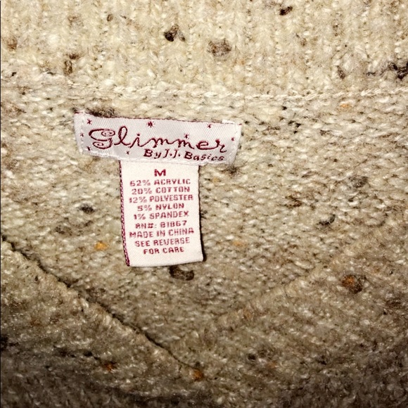 GLIMMER BY JJ BASICS BELTED SWEATER DRESS - Picture 5 of 6